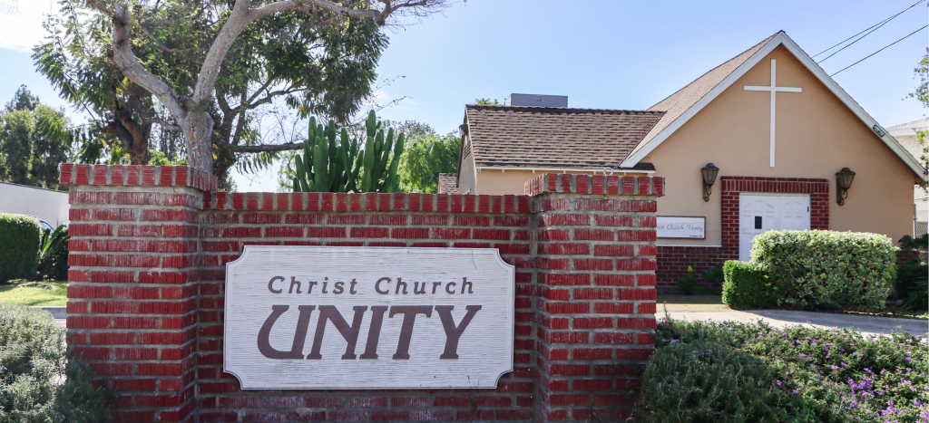 Church sign that reads Christ Church Unity